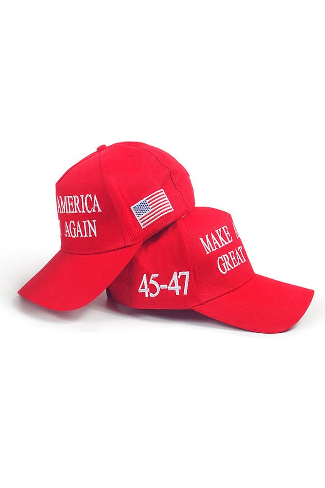 Red Make America Great Again Baseball Cap Red / One Size