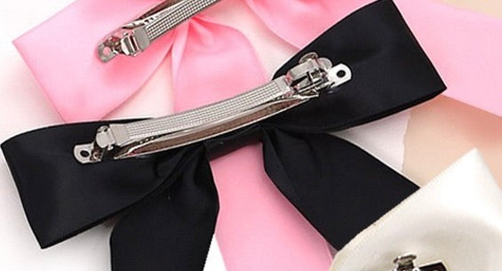 Silky Satin Bow Clip