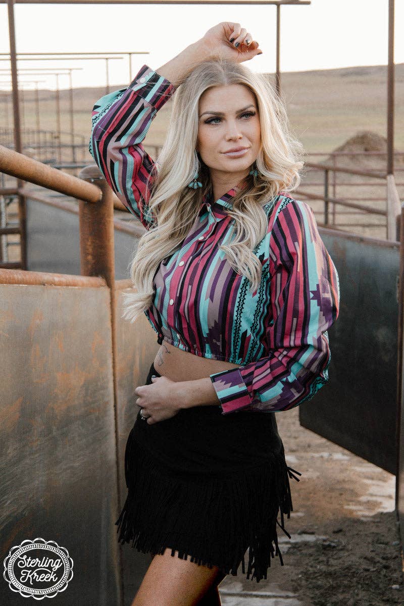 HONKY TONK BABE CROP TOP: XS
