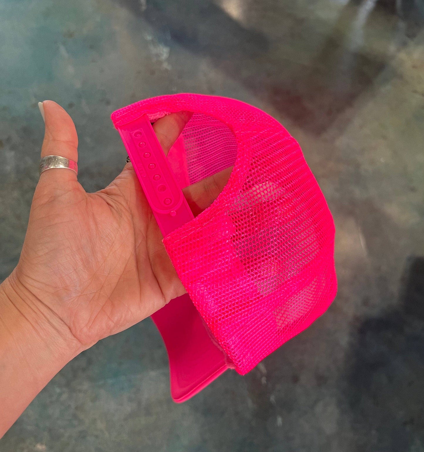 Small Town Smokeshow - Foam Trucker Cap - Hot Pink