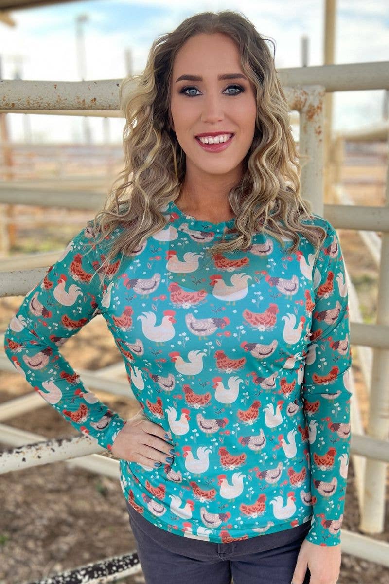 Fly The Coop Mesh Top: S
