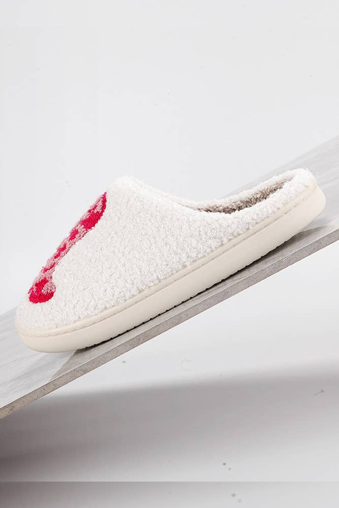 Hat and Boots Fluffy Slippers MMD008: White / 41-42