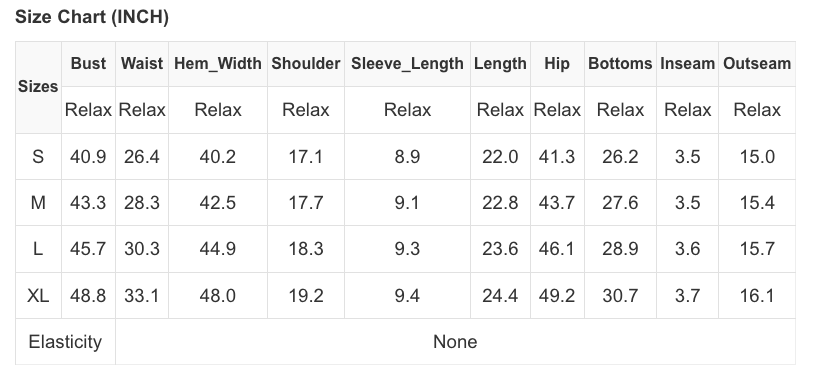 Western Top and Shorts Pajama Set: M / Black