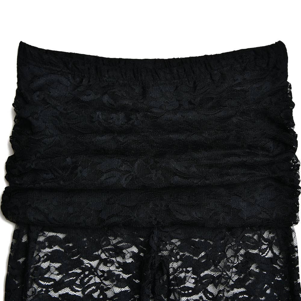 Sexy Lace Flared Pants