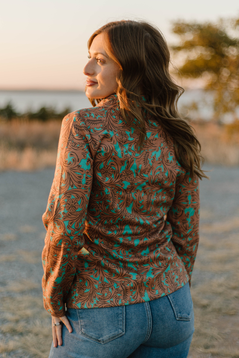 Grand Entry Glam Blazer: M