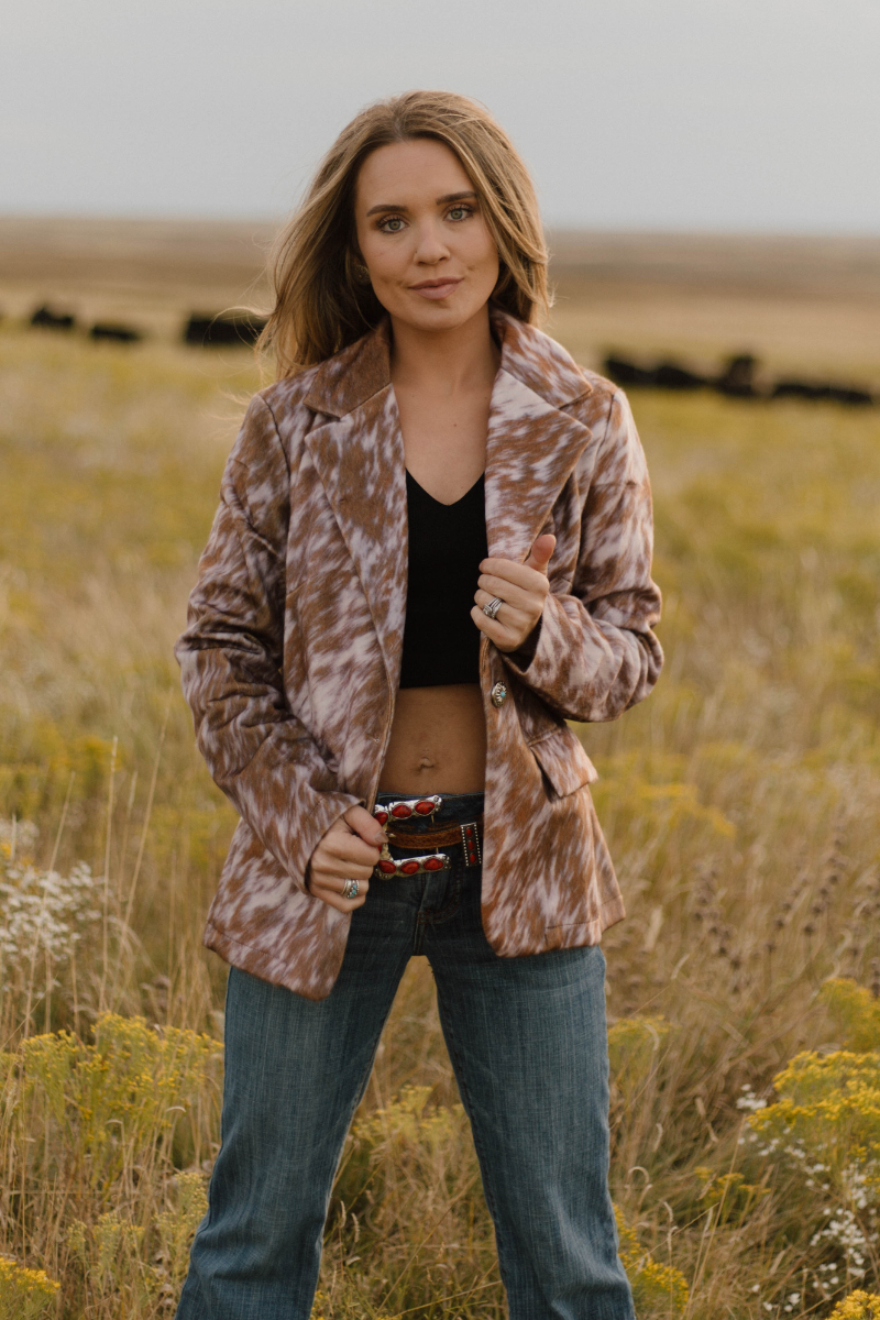 Cows Come Home Blazer: L