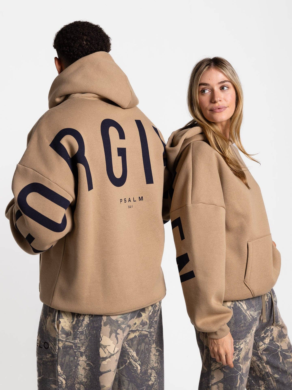 Kingdom Essential Hoodie - Forgiven - Latte: Forgiven - Latte / 2X