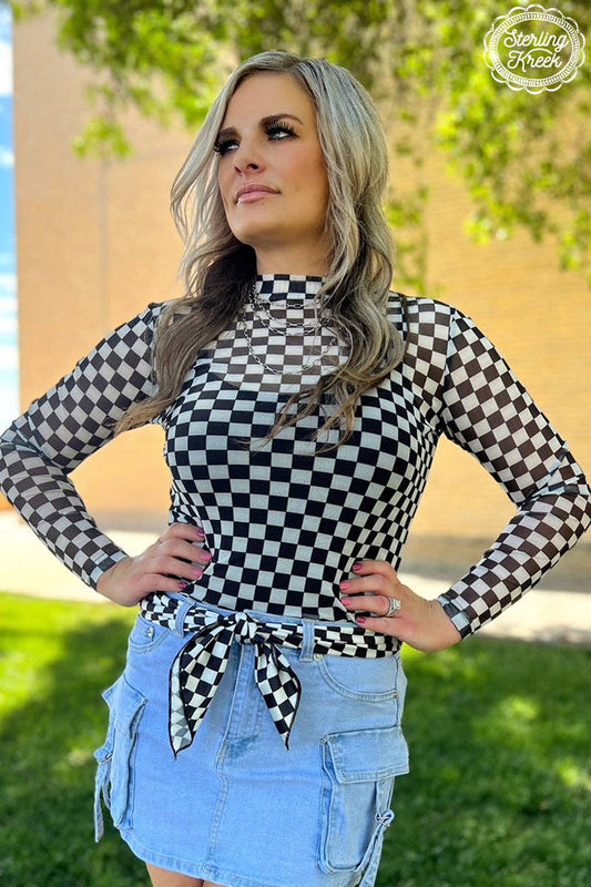 Round The Track Mesh Top: M