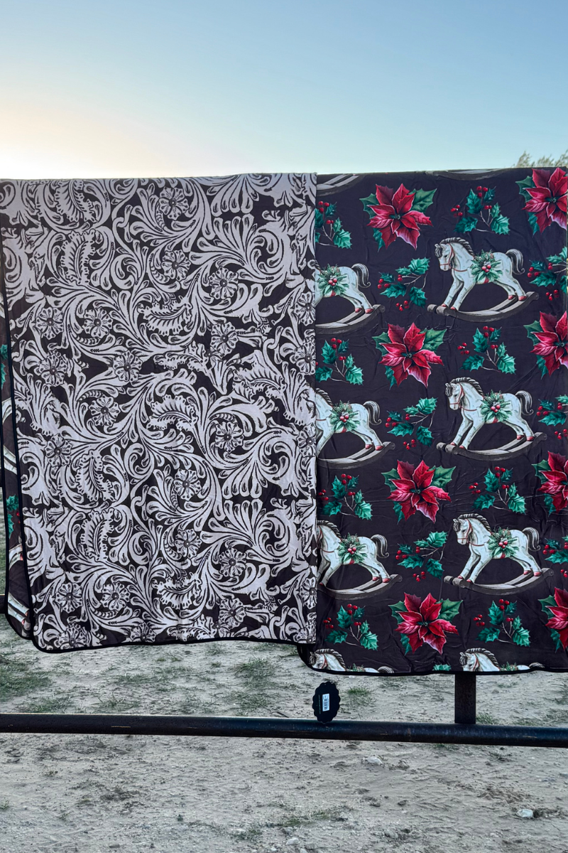 Rockin' Around the Ranch Blanket: O/S