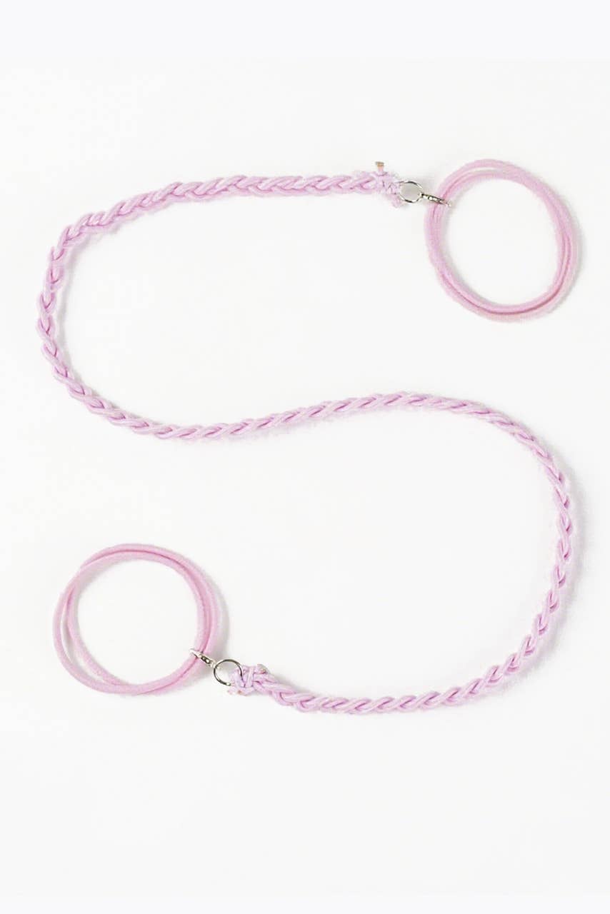 Active Braided Hair Wraps - Spiral Elastic Ponytail Tie: Dopamine Explosion
