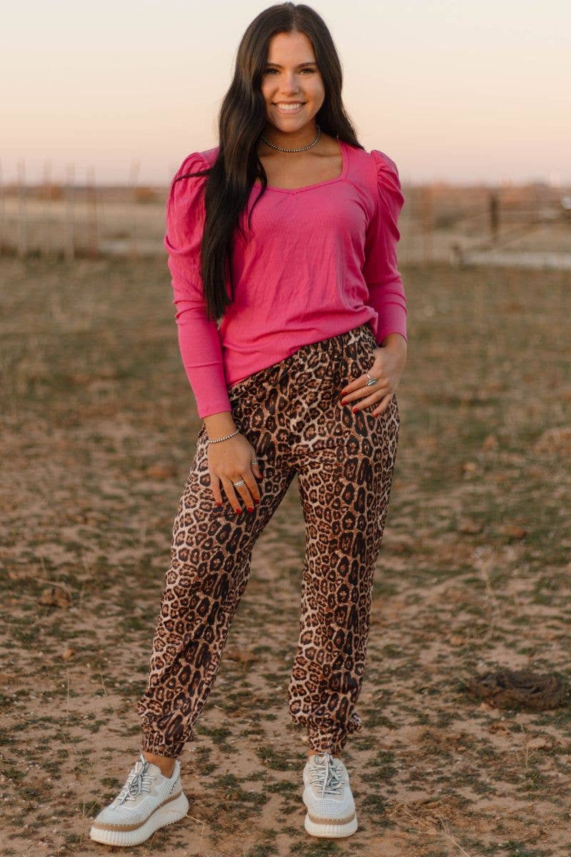 Hear Me Roar Joggers: XL