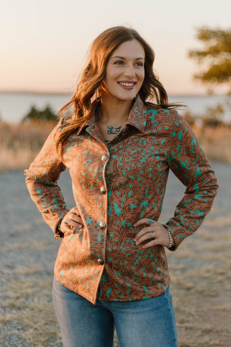 Grand Entry Glam Blazer: L