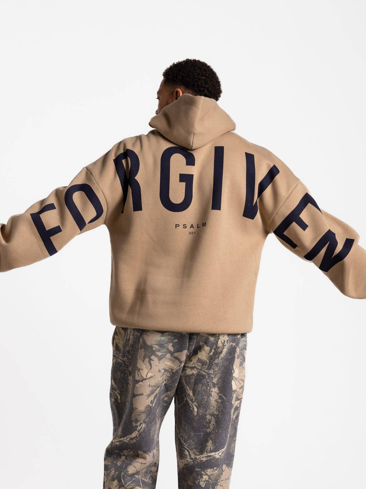 Kingdom Essential Hoodie - Forgiven - Latte: Forgiven - Latte / 2X