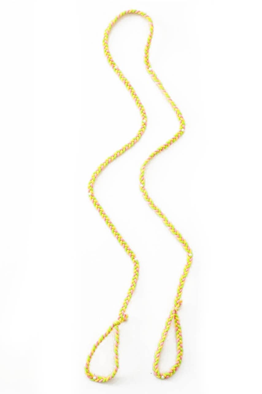 Active Braided Hair Wraps - Spiral Elastic Ponytail Tie: Dopamine Explosion