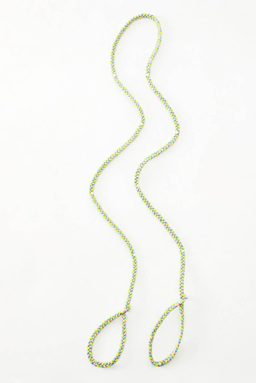 Active Braided Hair Wraps - Spiral Elastic Ponytail Tie: Dopamine Explosion