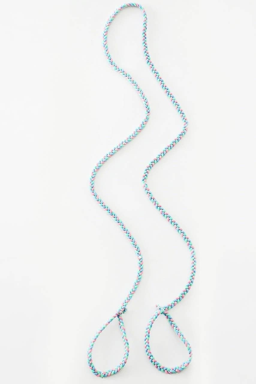 Active Braided Hair Wraps - Spiral Elastic Ponytail Tie: Dopamine Explosion