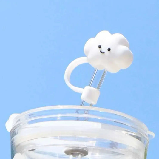 Cute Smiling Cloud Straw Cover