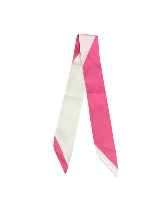 Twilly Scarf (PINK/WHITE)
