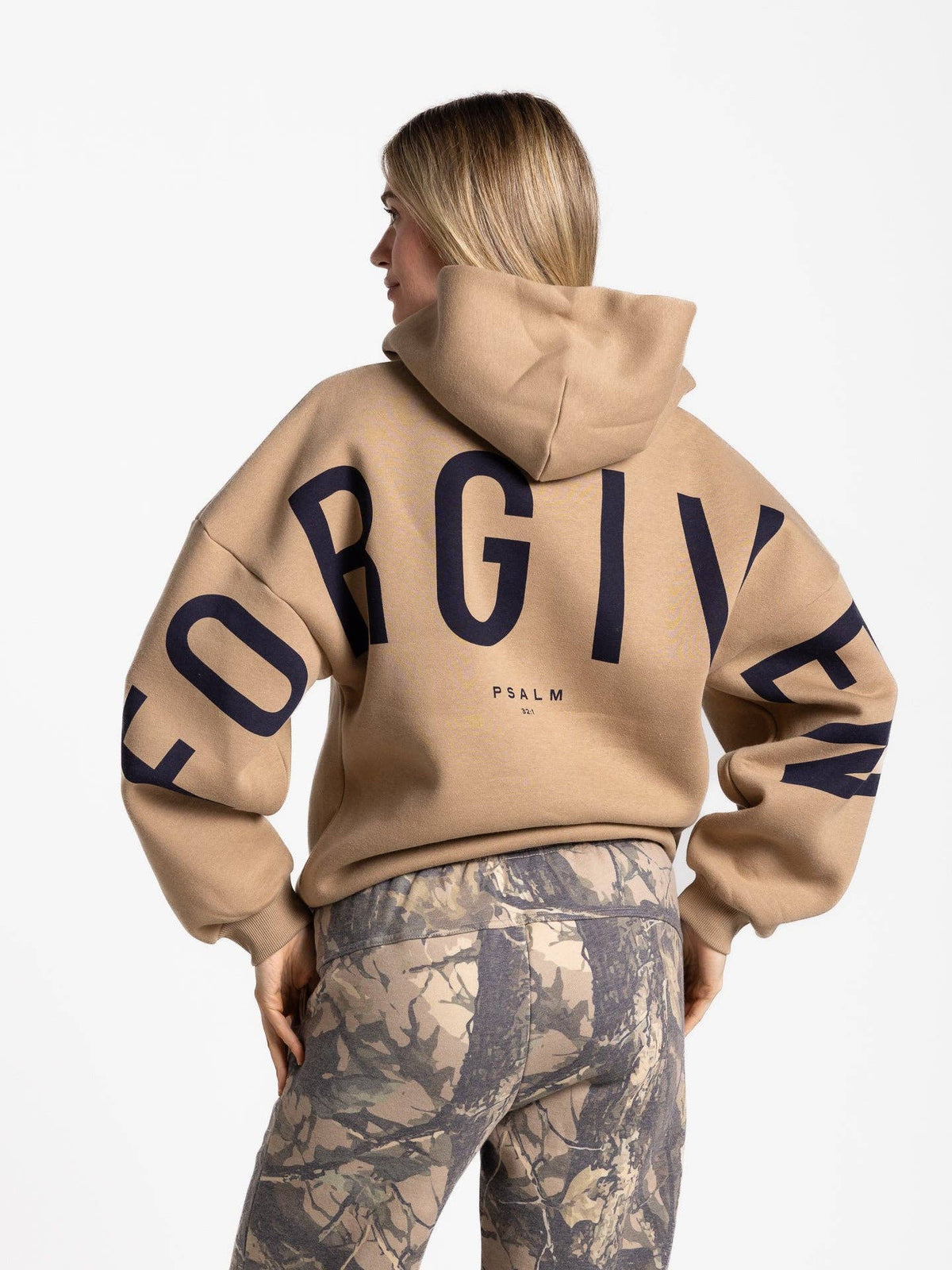 Kingdom Essential Hoodie - Forgiven - Latte: Forgiven - Latte / M