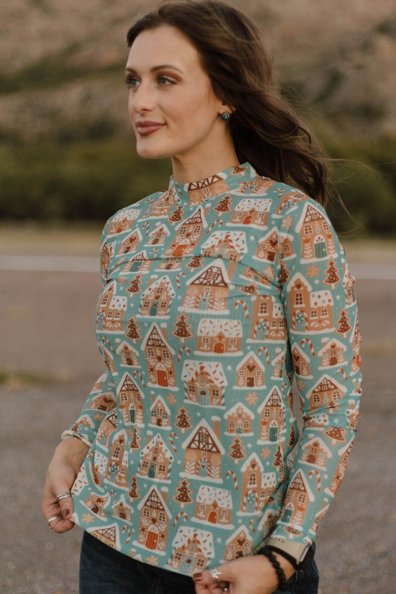 Wrangler's Wonderland Mesh Top: S