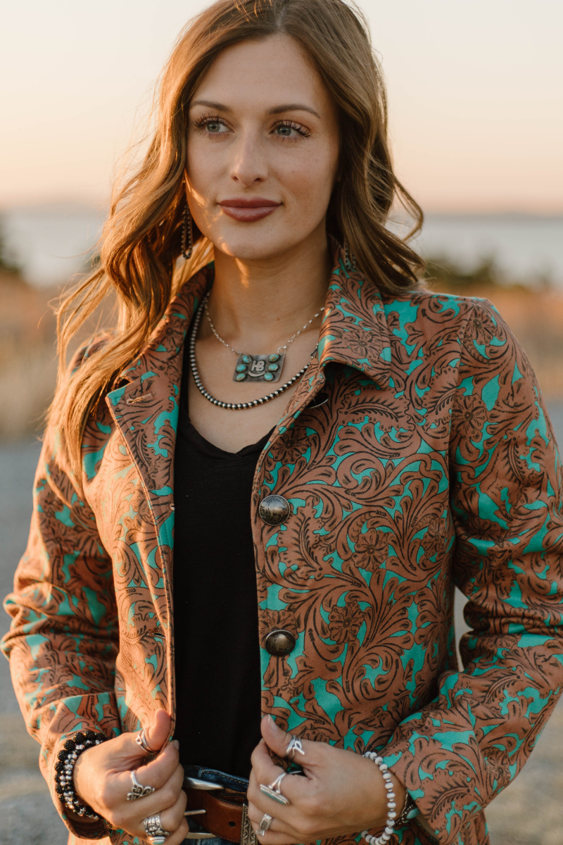 Grand Entry Glam Blazer: M