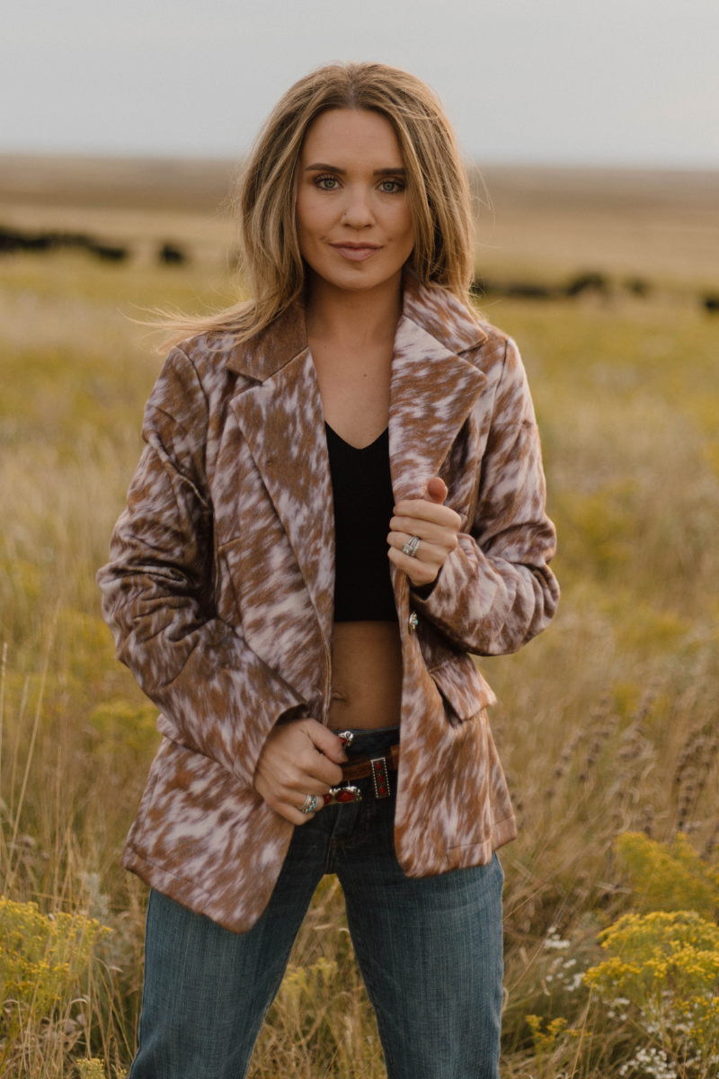 Cows Come Home Blazer: L