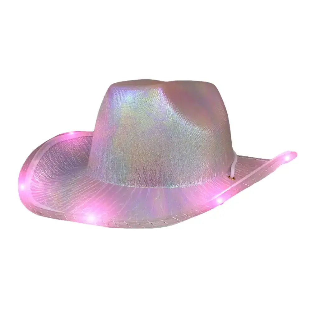 Luminous Metallic Cowboy Space Hat