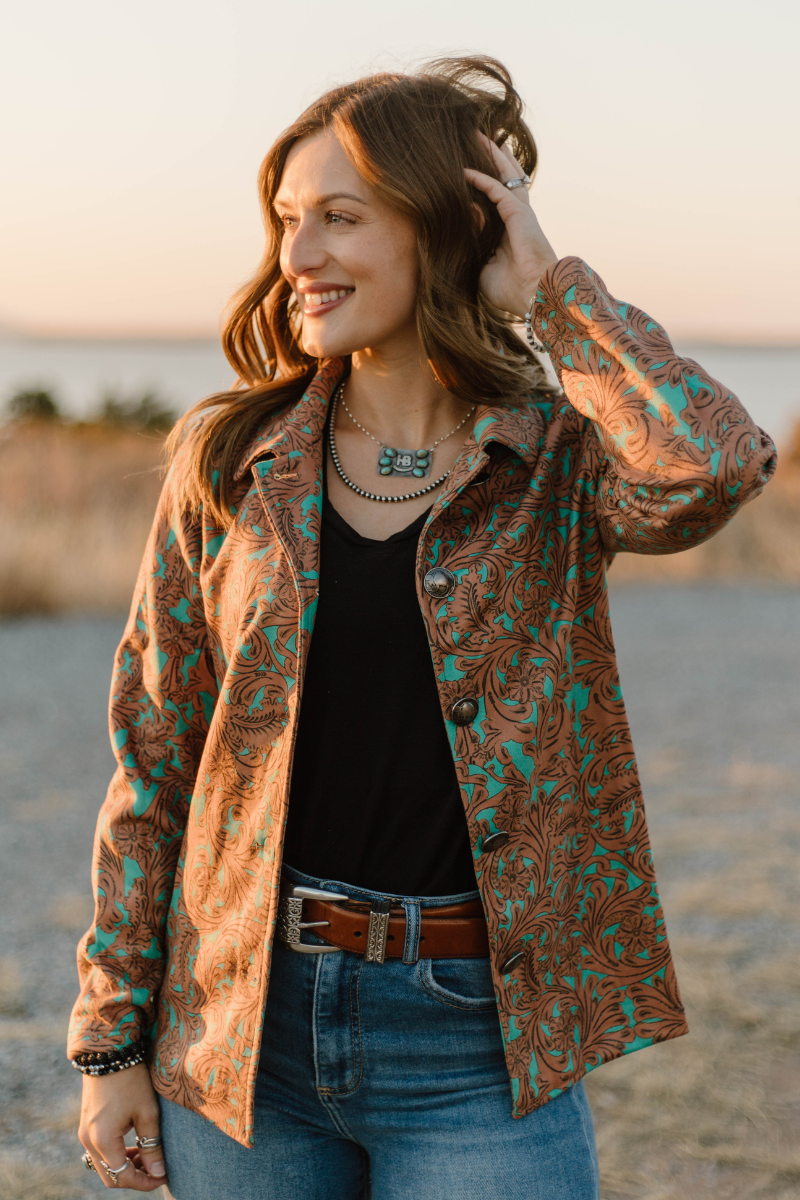 Grand Entry Glam Blazer: L