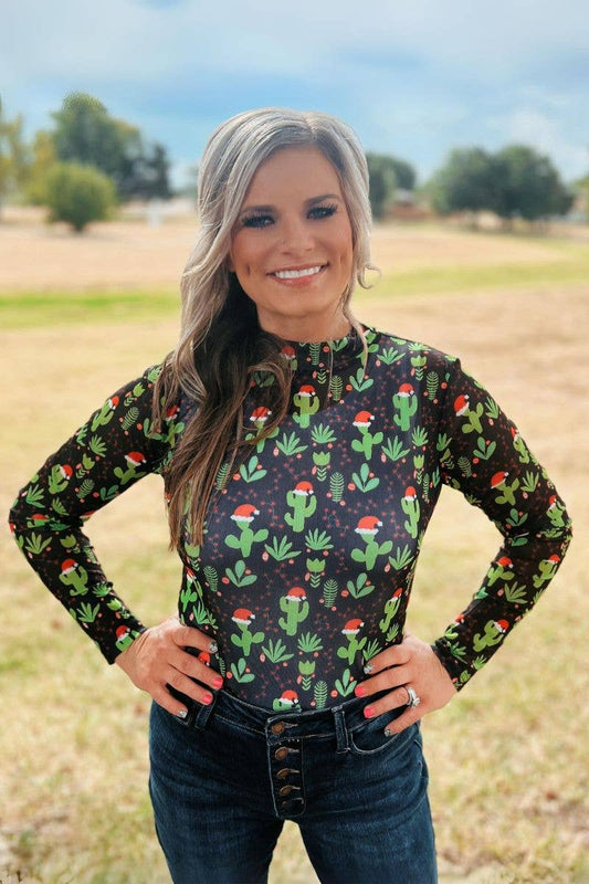 Feliz Navidad Mesh Top: M