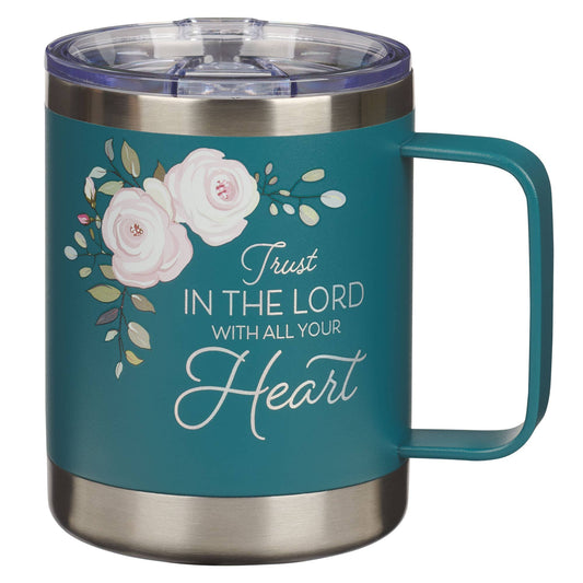 Mug SS Camp Teal Trust in the Lord Prov. 3:5