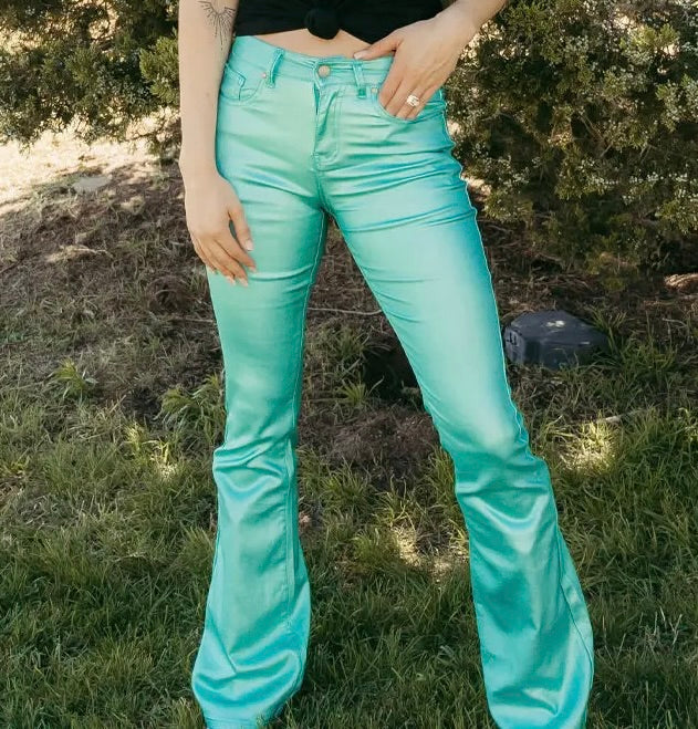 Shimmer Me Bell Bottoms