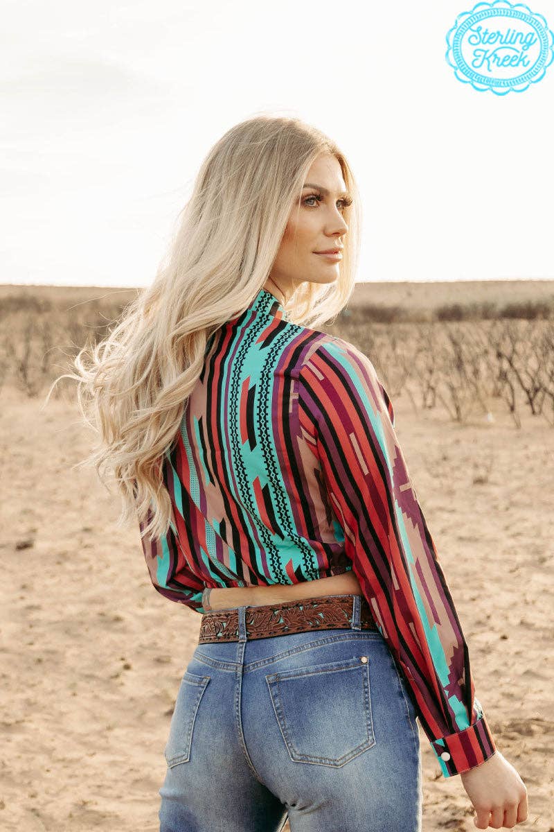 HONKY TONK BABE CROP TOP: S