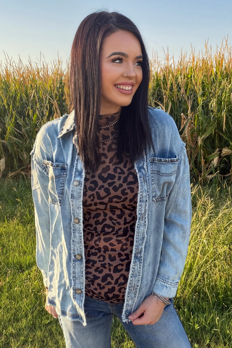 Wild Canyon Mesh Top: S