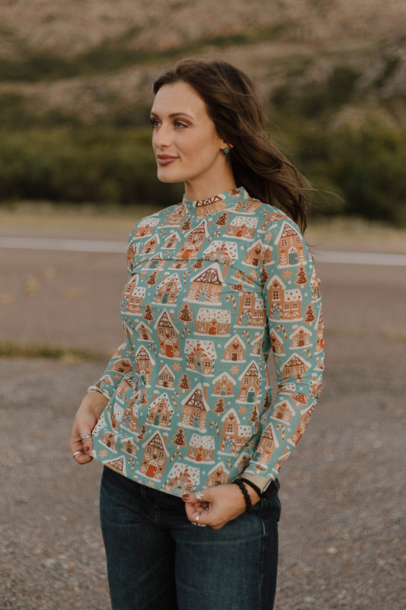 Wrangler's Wonderland Mesh Top: XL