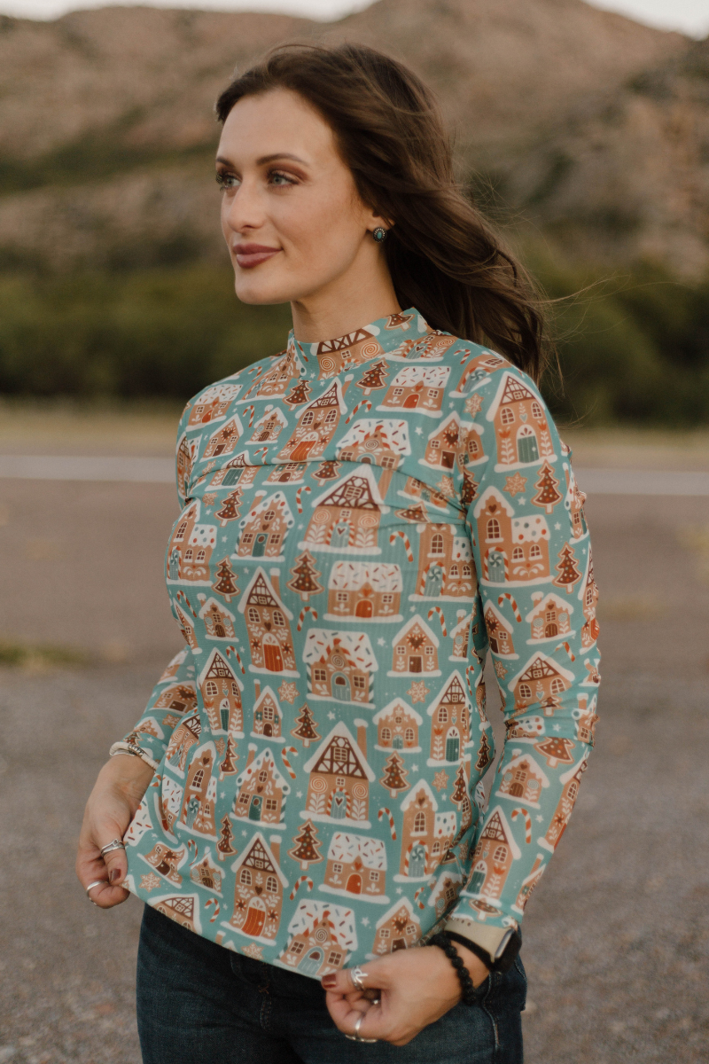 Wrangler's Wonderland Mesh Top: S