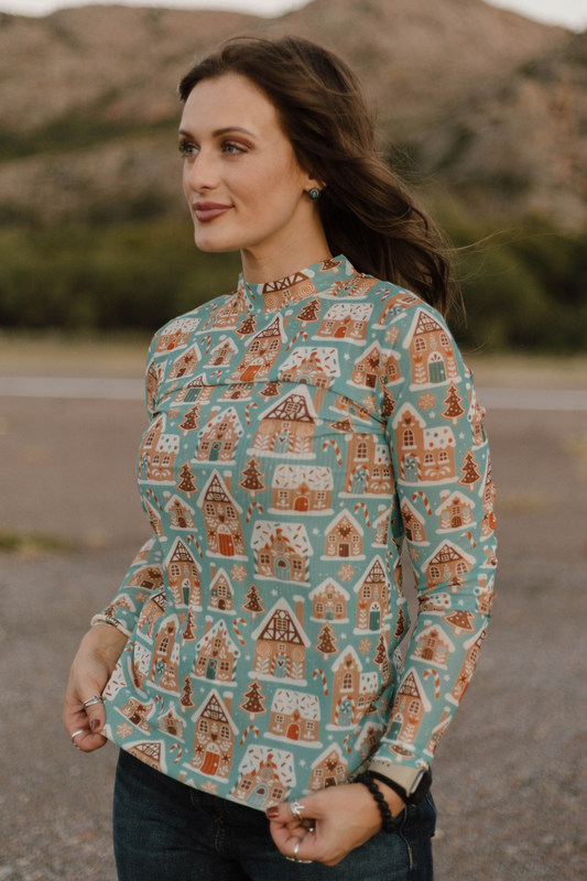 Wrangler's Wonderland Mesh Top: S